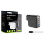 Conceptronic ALTHEA18B Cargador GaN 100W 4 Puertos (3x USB-C, 1x USB-A) Negro