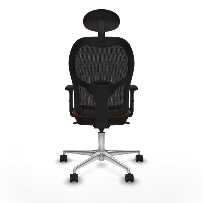 PIQUERAS Y CRESPO Silla de oficina Jorquera con mecanismo Sincro, Marrón y Negro PIQUERAS Y CRESPO Silla de oficina Jorquera con mecanismo Sincro, Marrón y Negro
