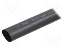 HELLERMANNTYTON Tubo termoretráctil con pegamento 33mm negro