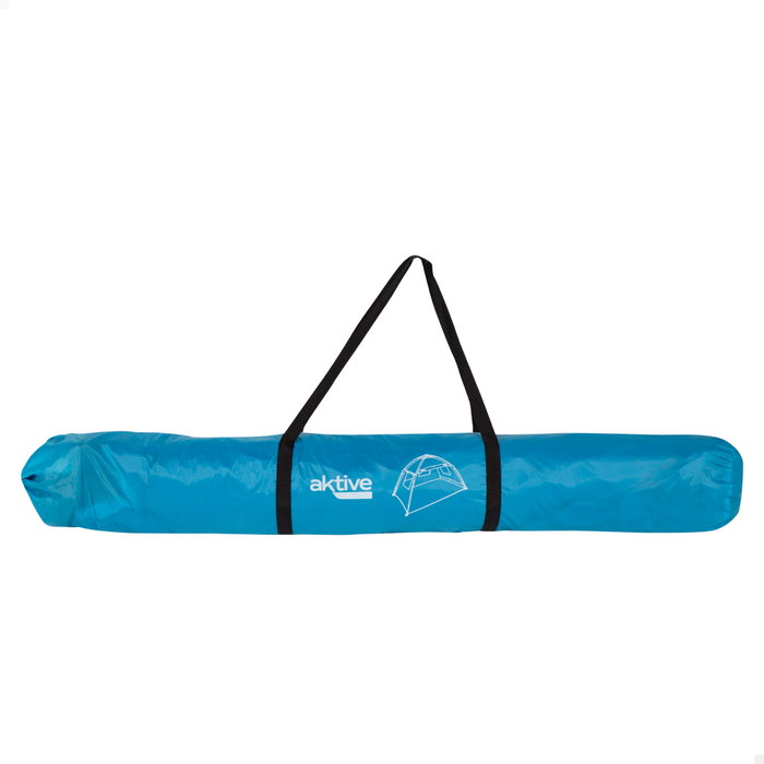 Paravientos y carpa de playa para 4 personas con suelo, puerta y ventanas