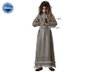 Disfraz Vestido Largo Comunión Niña 5-6 Años Gris Poliéster