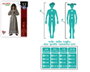 Disfraz Vestido Largo Comunión Niña 5-6 Años Gris Poliéster