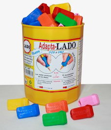 LADO MATERIAL DIDACTICO Bote de 65 Lápices Colores Surtidos Adapta-Lado