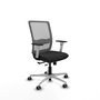 PIQUERAS Y CRESPO Silla de oficina Haches con mecanismo Sincro/Traslack Negro y Gris