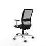 PIQUERAS Y CRESPO Silla de oficina Haches con mecanismo Sincro/Traslack Negro y Gris