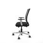 PIQUERAS Y CRESPO Silla de oficina Haches con mecanismo Sincro/Traslack Negro y Gris