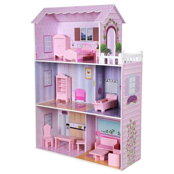 Color Baby Casa de Muñecas de Madera 80x31x112 cm