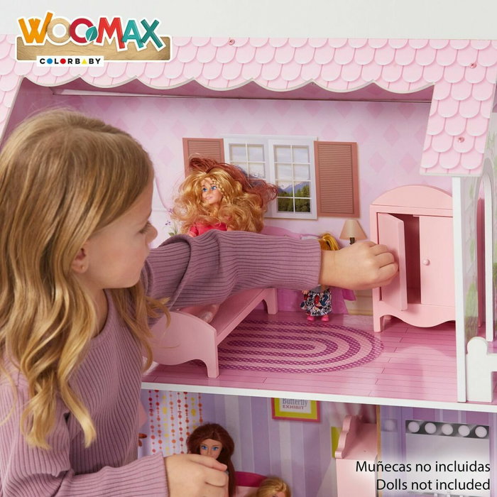 Color Baby Casa de muñecas de madera 80X31X112 Cm