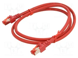HELU Patch cord S/FTP Cat 6 RJ45 1m rojo