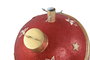 DKD Home Decor Base Árbol LED Magnesia Rojo y Dorado