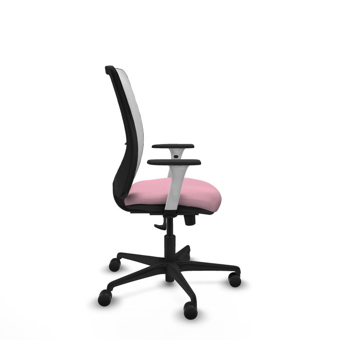 PIQUERAS Y CRESPO Silla de oficina Zulema Rosa con Malla Blanca PIQUERAS Y CRESPO Silla de oficina Zulema Rosa con Malla Blanca