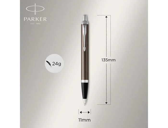 Parker IM Core Espresso Marrón Oscuro con Estuche