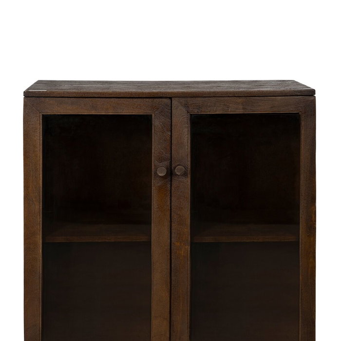 Ixia Armario de Salón en Madera de Mango Marrón 80 x 40 x 100 cm Ixia Armario de Salón en Madera de Mango Marrón 80 x 40 x 100 cm