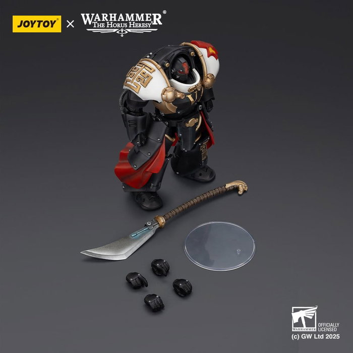 Joy Toy Warhammer The Horus Heresy White Scars Ebon Keshig Terminator con Power Glaive