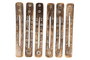 DKD Home Decor Soporte Incienso Indio Marron Madera Etnico 26 x 3 x 0.5 cm (12 Unidades)