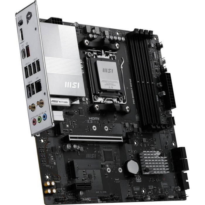 MSI PRO B840M-P WIFI6E Micro ATX con Chipset AMD B840 y Zócalo AM5 MSI PRO B840M-P WIFI6E Micro ATX con Chipset AMD B840 y Zócalo AM5