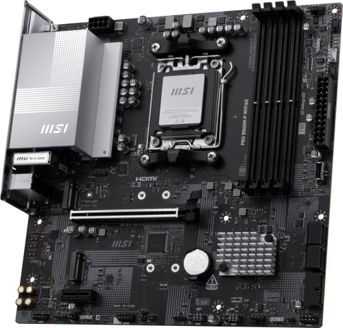 MSI PRO B840M-P WIFI6E Micro ATX con Chipset AMD B840 y Zócalo AM5 MSI PRO B840M-P WIFI6E Micro ATX con Chipset AMD B840 y Zócalo AM5
