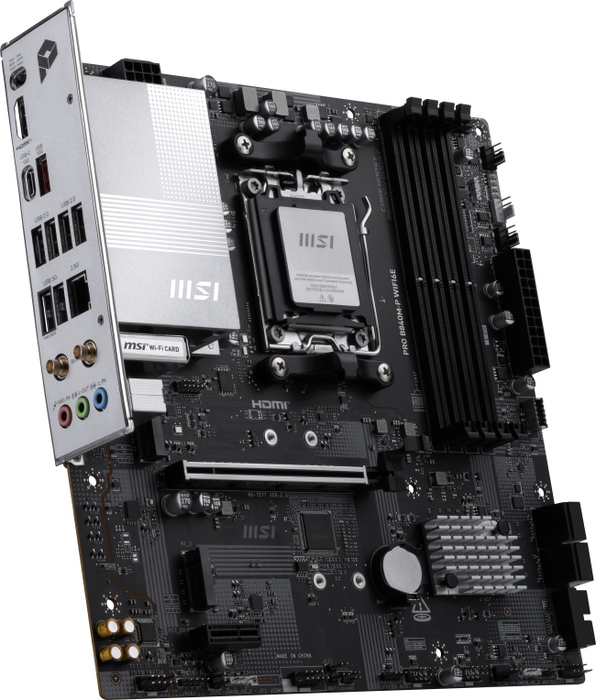 MSI PRO B840M-P WIFI6E Placa Base AMD B840 Zócalo AM5 DDR5 micro ATX
