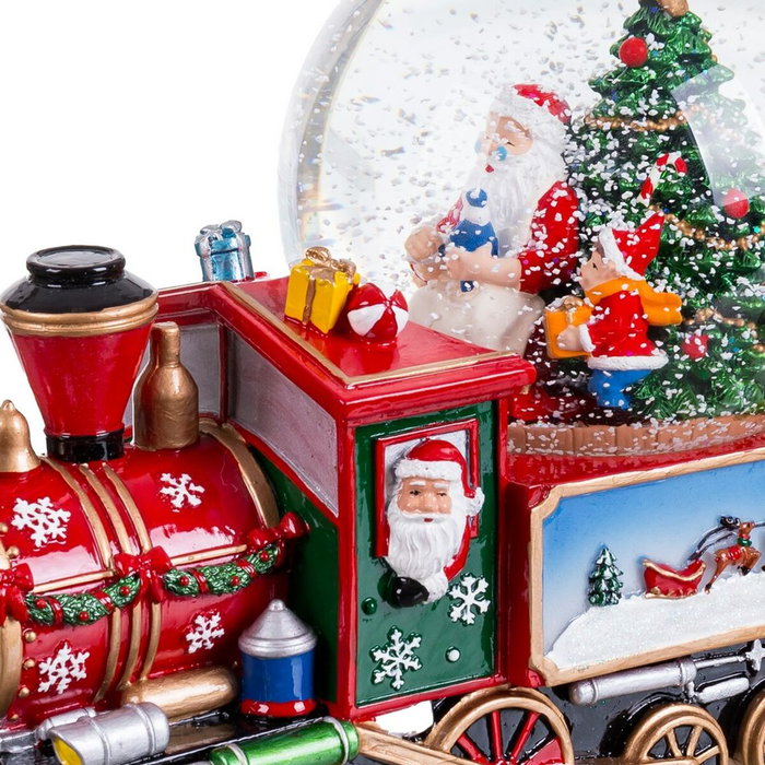 Adorno Navideño Multicolor Tren 21,5 x 12 x 17,5 cm Adorno Navideño Multicolor Tren 21,5 x 12 x 17,5 cm