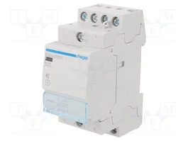 HAGER Contactor 4-polar de instalación ESD 25A 24VAC NO x4