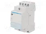 HAGER Contactor 4-polar de instalación ESD 25A 24VAC NO x4