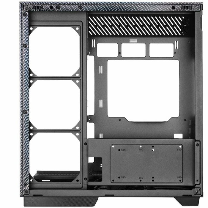 Mars Gaming MC3GFPRO Semitorre con Triple Cristal Cromado y ARGB Mars Gaming MC3GFPRO Semitorre con Triple Cristal Cromado y ARGB