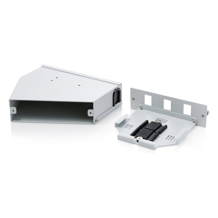Digitus Distribuidor de empalmes de fibra óptica 6 SC SX/LC DX acodado Gris