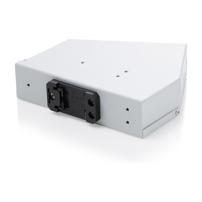 Digitus Distribuidor de empalmes de fibra óptica 6 SC SX/LC DX acodado Gris