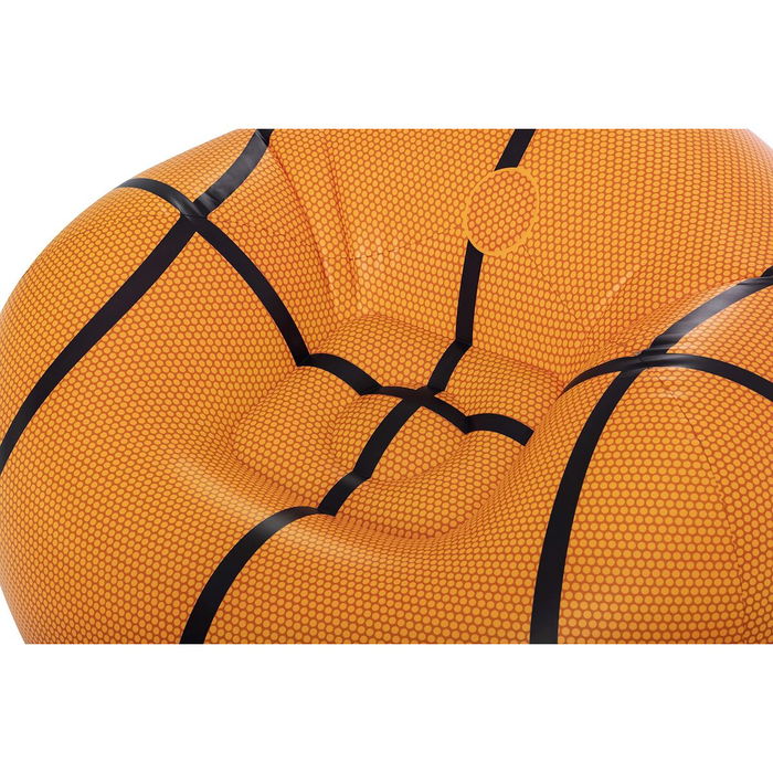 Bestway Sillon Hinchable Gigante Baloncesto 114x112x66 cm +6 Años Interior y Jardin 75103
