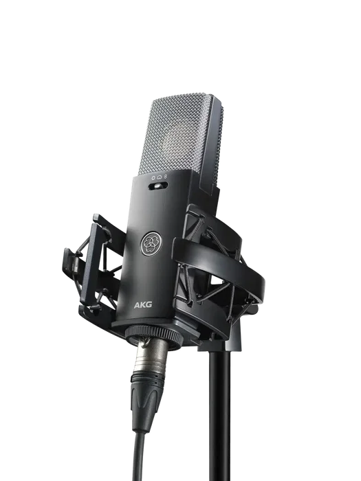 AKG C114 Micrófono de Condensador Multipatrono de Diafragma Grande para Voces, Instrumentos y Podcasts