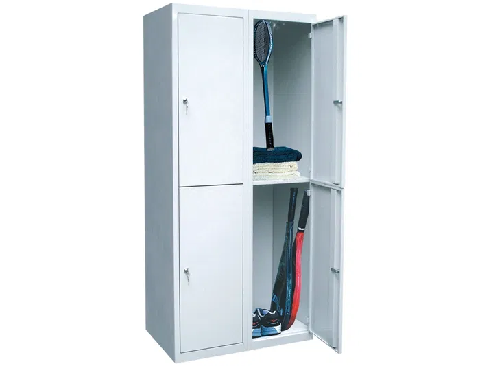 Ar storage Taquilla Metálica AR STORAGE 50x180x40 cm 2 Puertas con Llave Color Gris Inicial