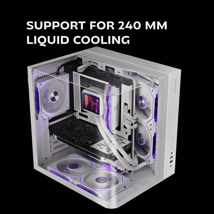 Mars Gaming MC-INFINIOLITE White Caja Semitorre ATX Mars Gaming MC-INFINIOLITE White Caja Semitorre ATX
