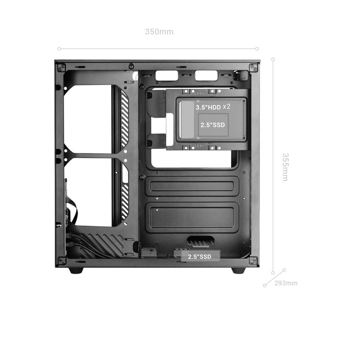 Mars Gaming MC-INFINIOLITE White Caja Semitorre ATX Mars Gaming MC-INFINIOLITE White Caja Semitorre ATX