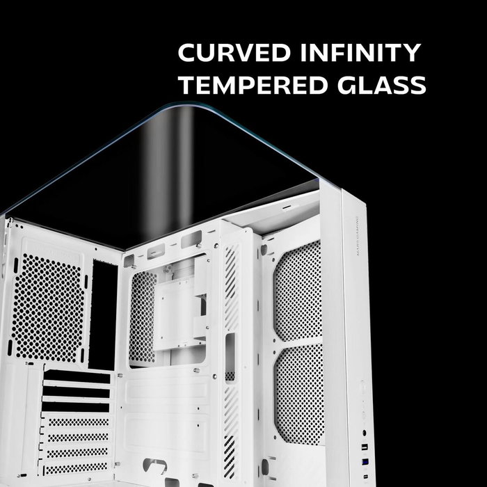 Mars Gaming MC-INFINIOLITE White Caja Semitorre ATX Mars Gaming MC-INFINIOLITE White Caja Semitorre ATX