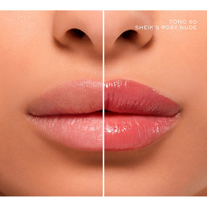 Lancôme LIP IDÔLE BUTTERGLOW Barra de Labios #50 Marrón 1u Brillo Hidratación 24h 95% Natural