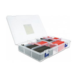DeLOCK Surtido de tubos termorretráctiles rojo/negro 520 piezas