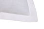 DKD Home Decor Linen collection 1c24 Cojin Cottage Blanco Roto 45 x 45 cm (2 Unidades)
