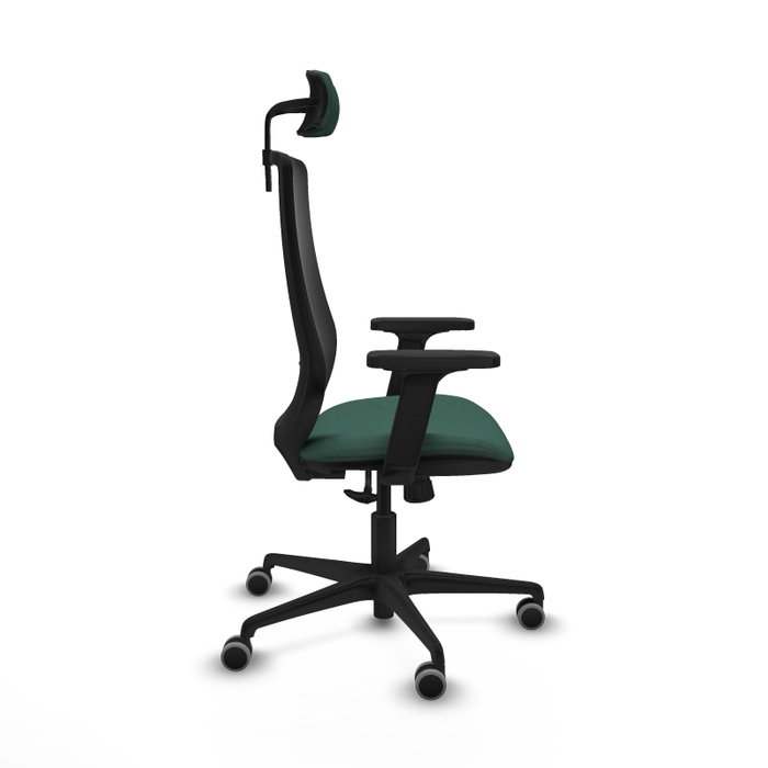 PIQUERAS Y CRESPO Silla de oficina Mardos con mecanismo Sincro, Verde botella y Negro PIQUERAS Y CRESPO Silla de oficina Mardos con mecanismo Sincro, Verde botella y Negro