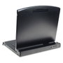 Digitus KVM Consola 19" (48.3 cm) LCD TFT 1366x768, 1-Port Conmutador VGA, Teclado US (Inglés Americano), Negro, Montaje Rack 1U