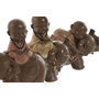 DKD Home Decor Figuras de Resina Monje Surtido de 3 Piezas