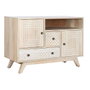 DKD Home Decor Buffet de Mango JB Cenefa Blanco y Natural
