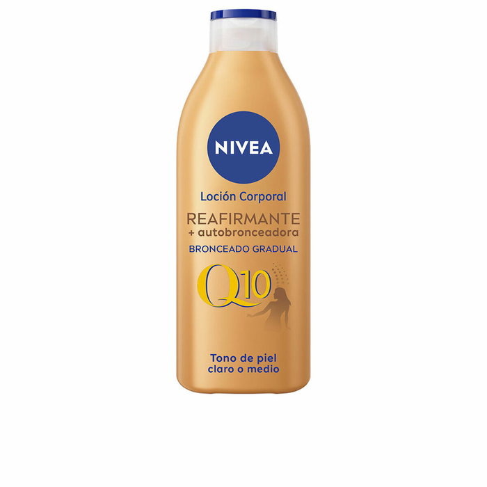Nivea Q10+ Reafirmante + Autobronceadora Loción Corporal 400 ml Nivea Q10+ Reafirmante + Autobronceadora Loción Corporal 400 ml