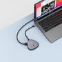Verbatim WDA-02 Adaptador USB-C Inalámbrico para Pantalla con Hub - Compartir Pantalla en 4K UHD a 30Hz, HDMI, 10 m de Alcance