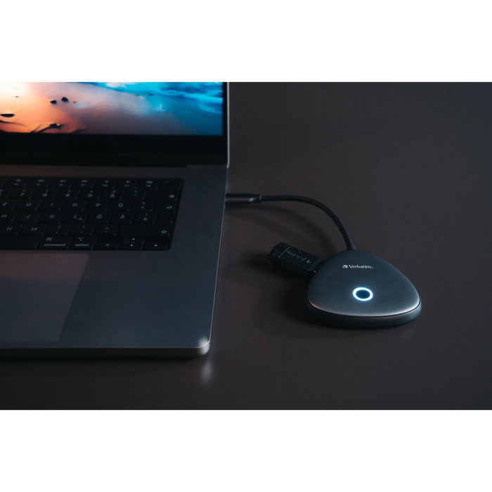Verbatim Share My Screen USB-C Wireless Display Adapter 4K con Hub WDA-02 Verbatim Share My Screen USB-C Wireless Display Adapter 4K con Hub WDA-02