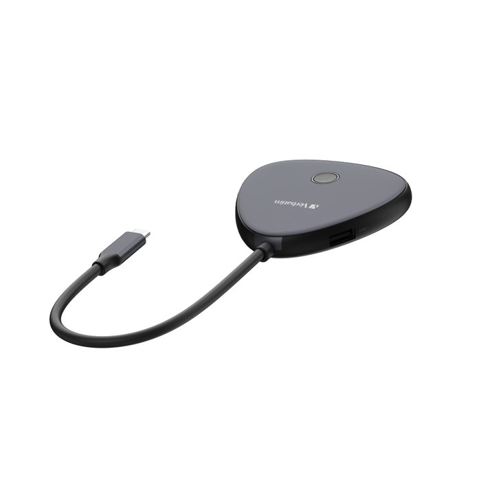 Verbatim Share My Screen USB-C Wireless Display Adapter 4K con Hub WDA-02 Verbatim Share My Screen USB-C Wireless Display Adapter 4K con Hub WDA-02