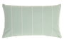 DKD Home Decor Cojín de Algodón Reciclado Rayas Verde 50x30 cm