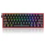 Redragon K617 Fizz RGB Teclado Gaming Mecánico con Red Switches Negro