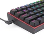 Redragon K617 Fizz RGB Teclado Gaming Mecánico con Red Switches Negro