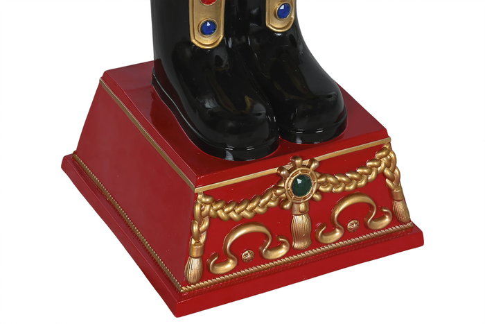 DKD Home Decor Figura Navidad Tradicional Cascanueces Musical Multicolor Resina 45 x 122 x 38 cm