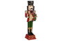 DKD Home Decor Figura Navidad Tradicional Cascanueces Musical Multicolor Resina 45 x 122 x 38 cm